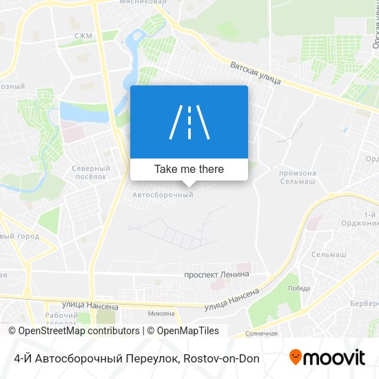 4-Й Автосборочный Переулок map