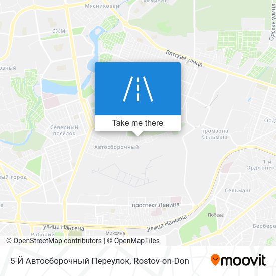 5-Й Автосборочный Переулок map