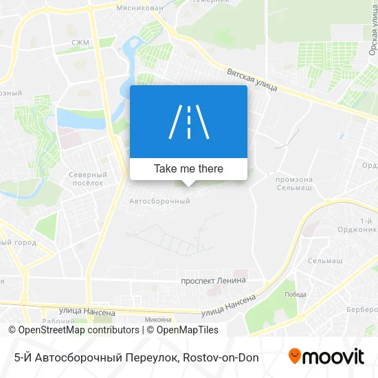 5-Й Автосборочный Переулок map