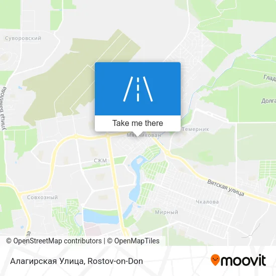 Алагирская Улица map