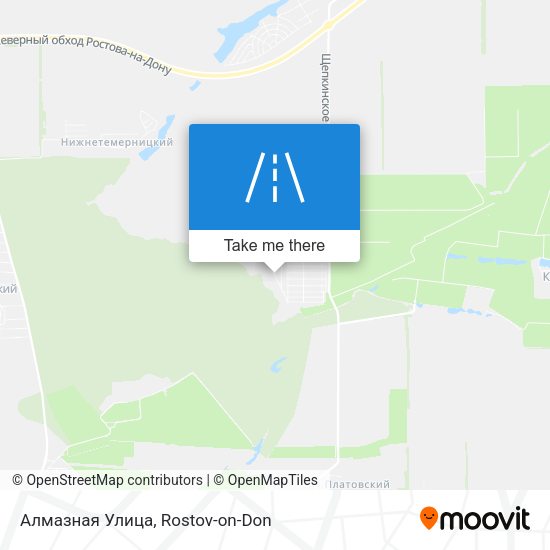 Алмазная Улица map