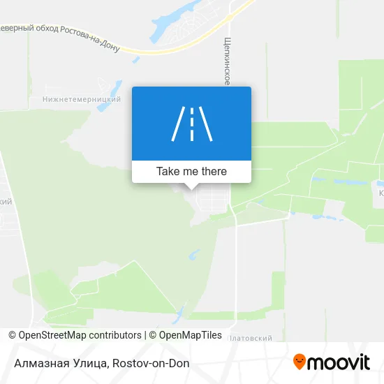 Алмазная Улица map