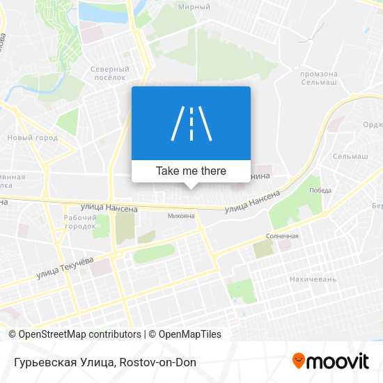 Гурьевская Улица map