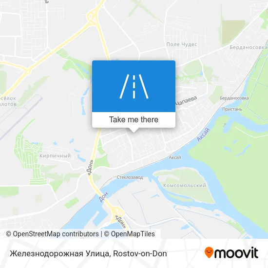 Железнодорожная Улица map