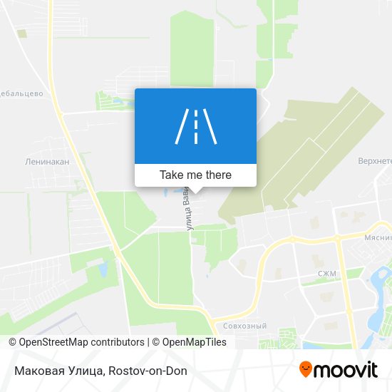 Маковая Улица map