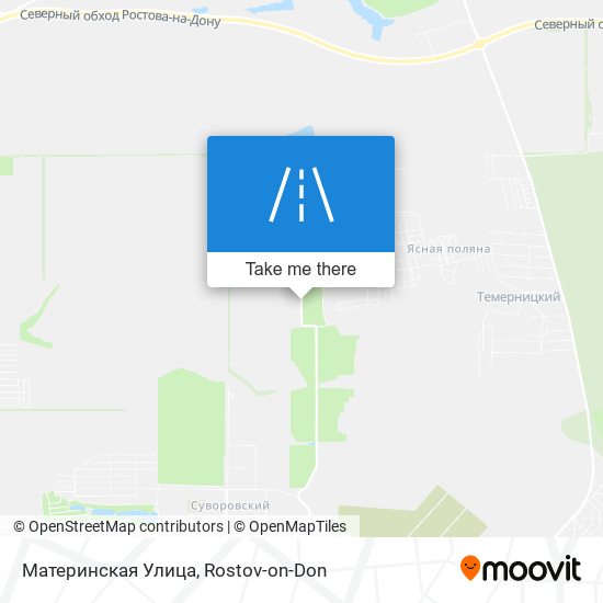 Материнская Улица map