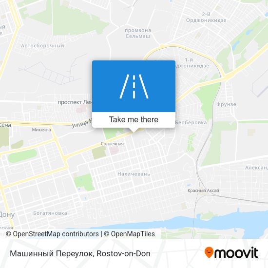 Машинный Переулок map