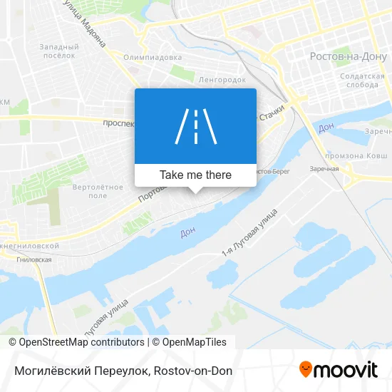 Могилёвский Переулок map