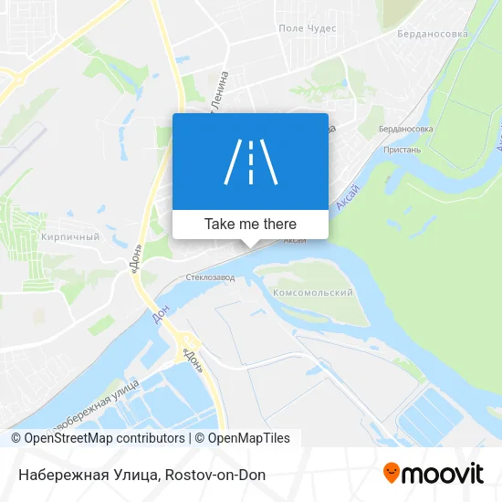 Набережная Улица map