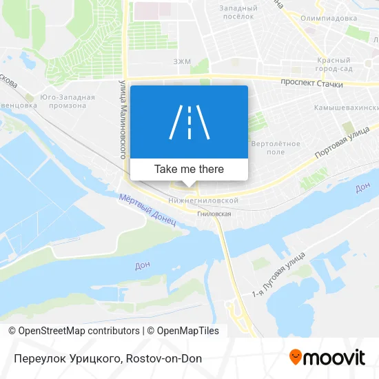 Переулок Урицкого map