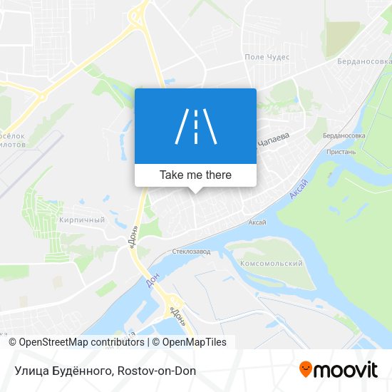 Улица Будённого map