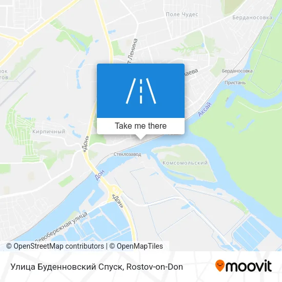 Улица Буденновский Спуск map