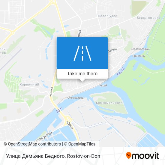 Улица Демьяна Бедного map