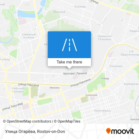 Улица Огарёва map