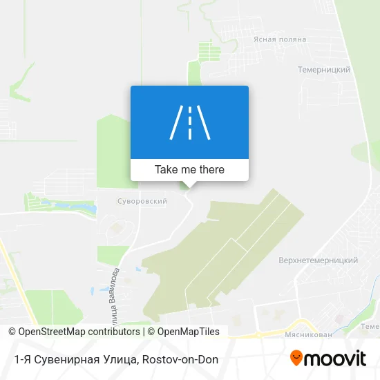 1-Я Сувенирная Улица map