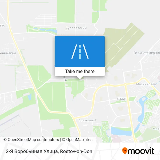 2-Я Воробьиная Улица map