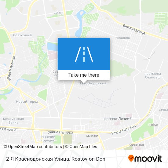2-Я Краснодонская Улица map