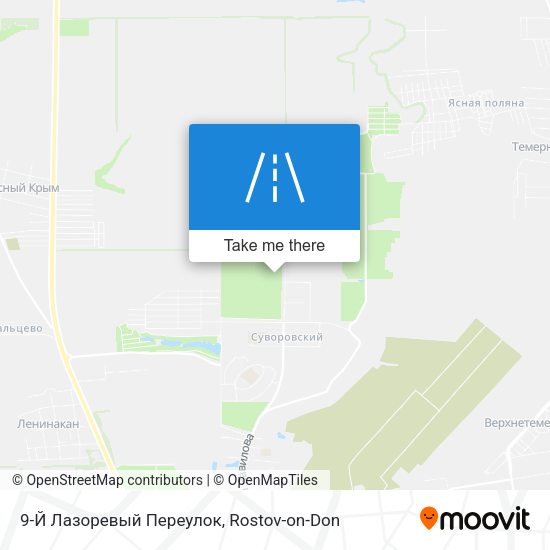 9-Й Лазоревый Переулок map