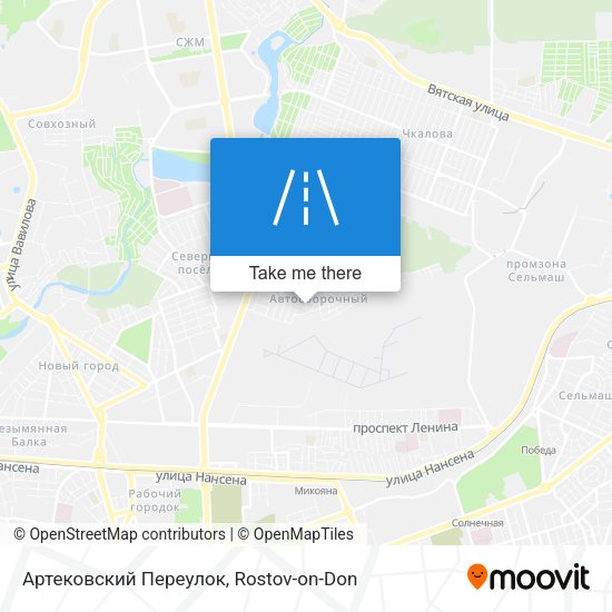 Артековский Переулок map