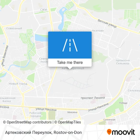 Артековский Переулок map