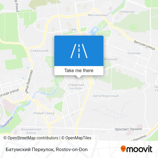 Батумский Переулок map