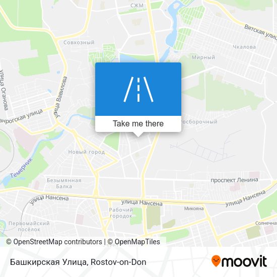 Башкирская Улица map