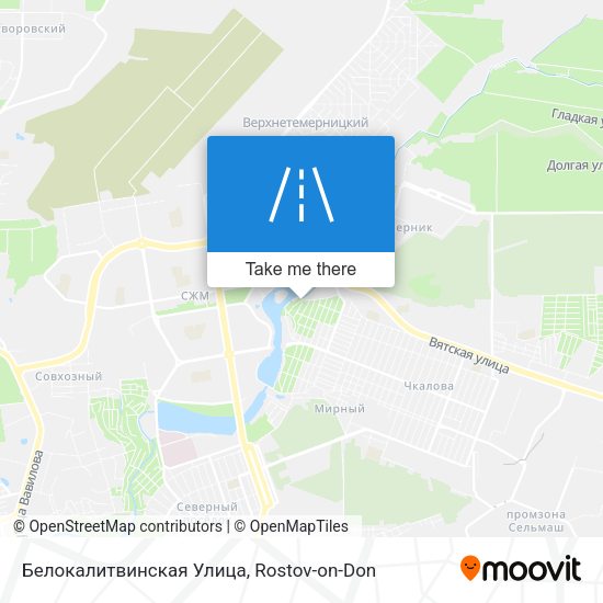 Белокалитвинская Улица map
