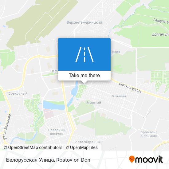 Белорусская Улица map