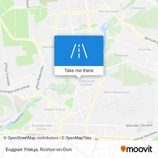 Бодрая Улица map