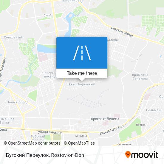 Бугский Переулок map
