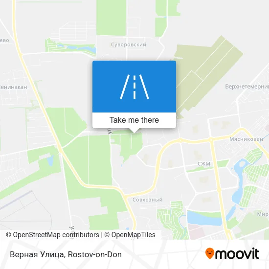 Верная Улица map