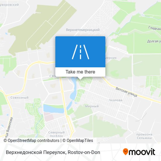 Верхнедонской Переулок map