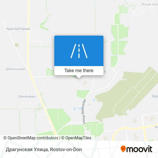 Драгунская Улица map