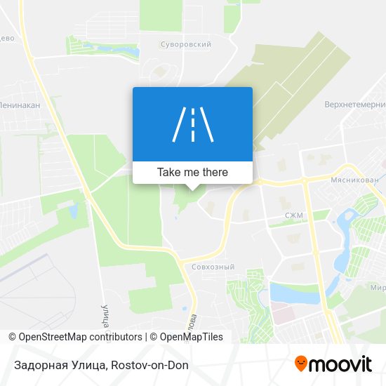 Задорная Улица map