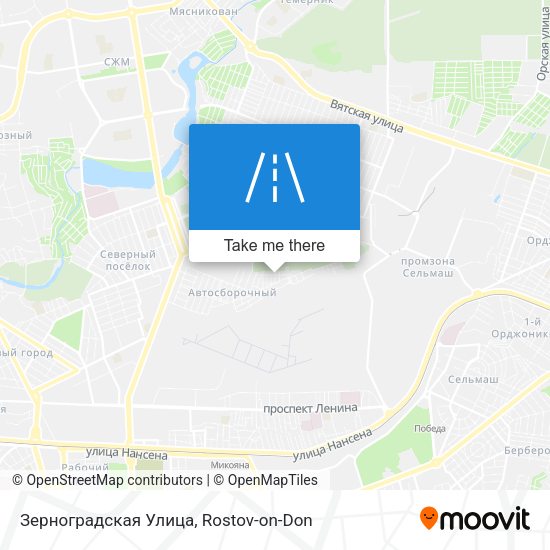 Зерноградская Улица map
