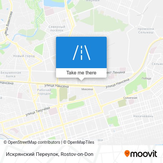 Искрянский Переулок map
