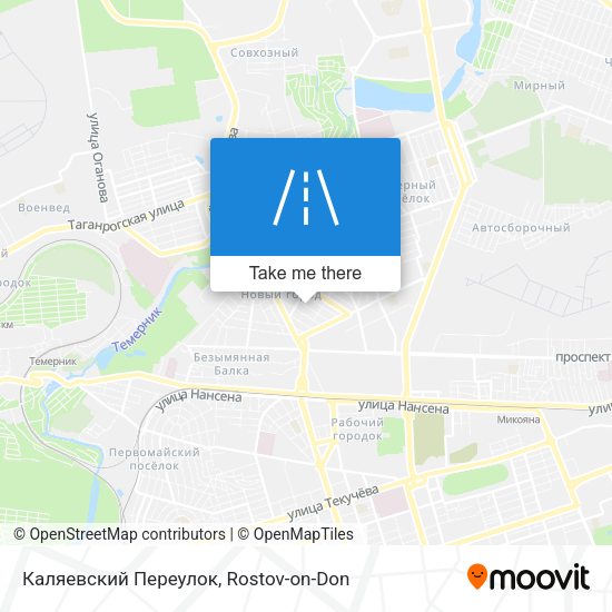 Каляевский Переулок map