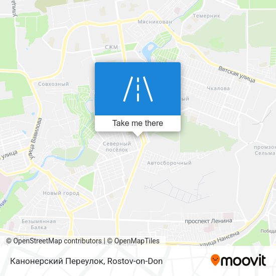 Канонерский Переулок map