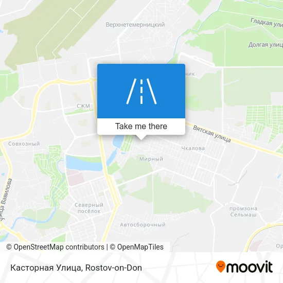 Касторная Улица map
