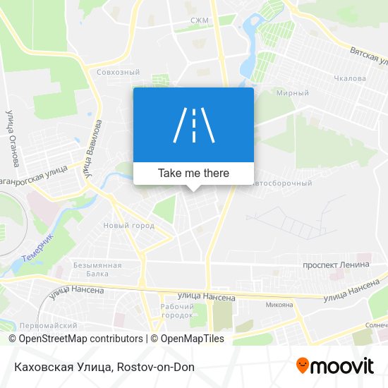 Каховская Улица map