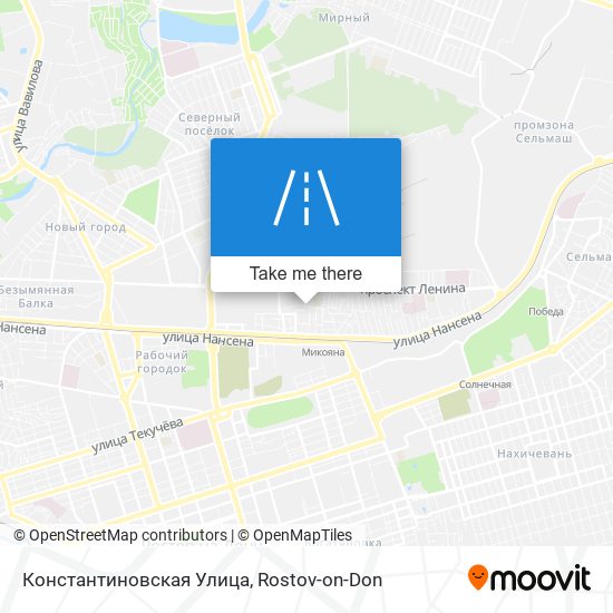 Константиновская Улица map