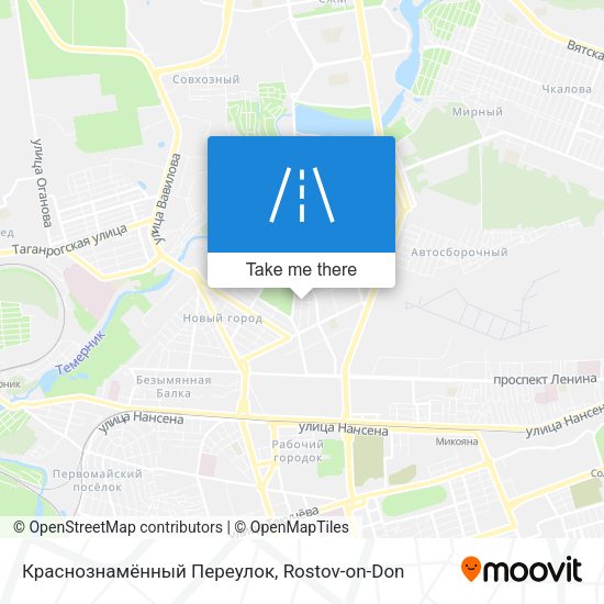Краснознамённый Переулок map