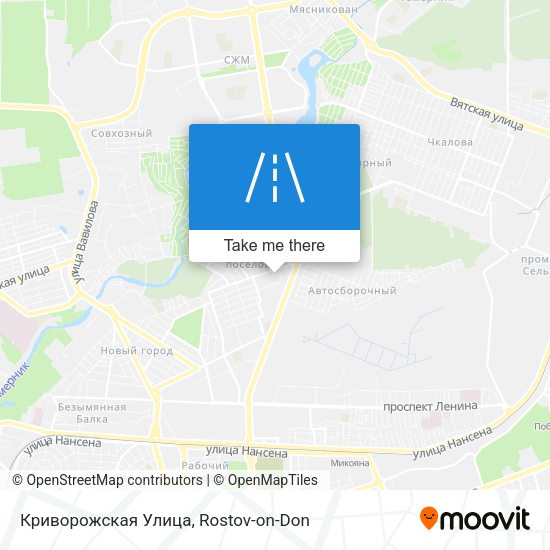 Криворожская Улица map