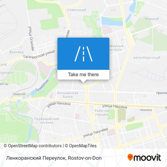 Ленкоранский Переулок map