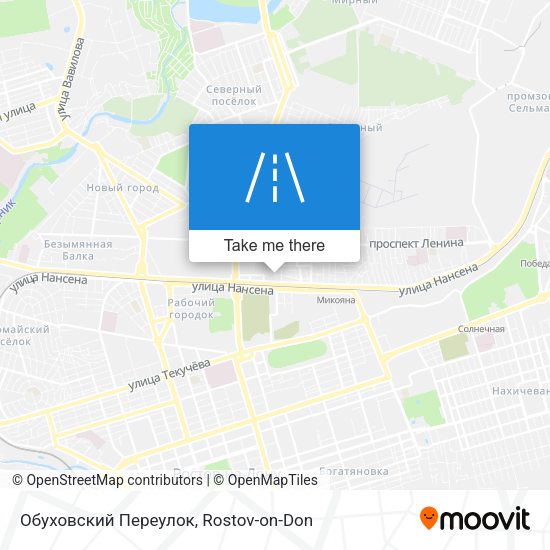 Обуховский Переулок map