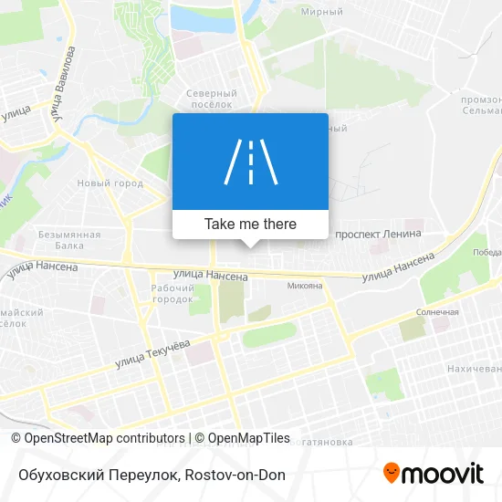Обуховский Переулок map