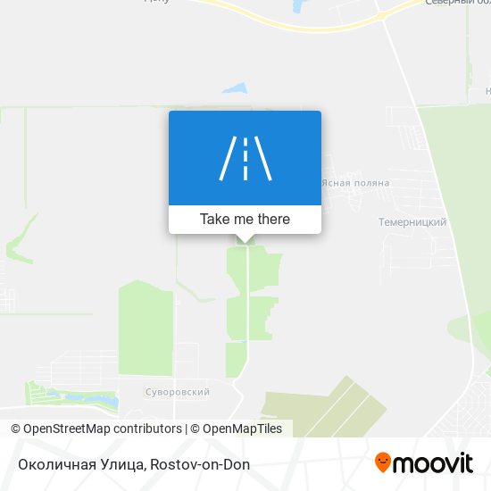 Околичная Улица map