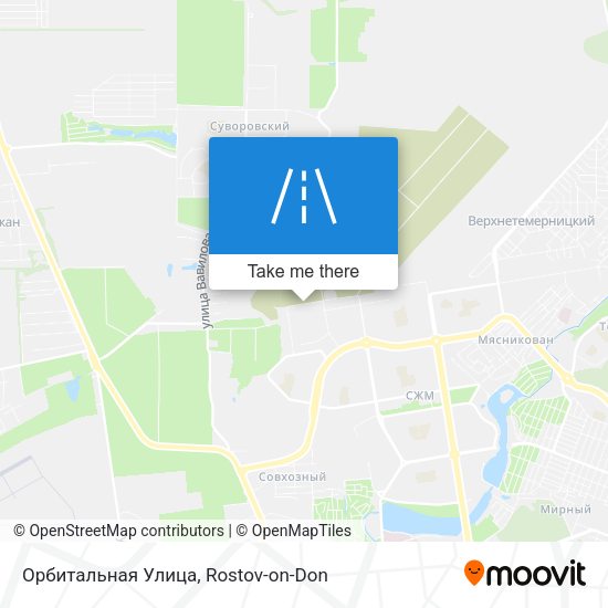 Орбитальная Улица map