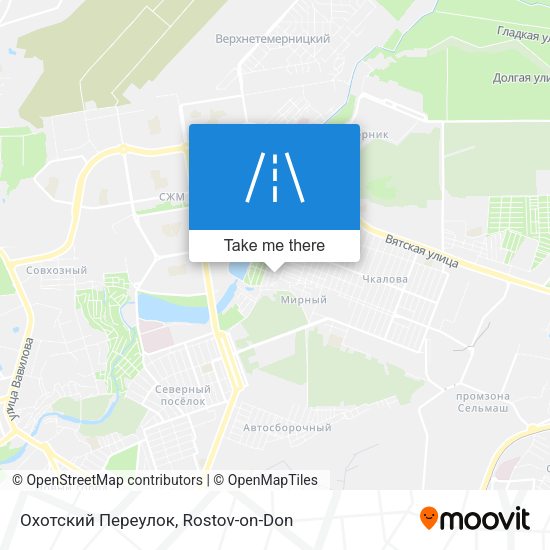 Охотский Переулок map