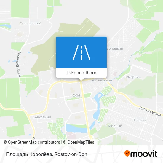 Площадь Королёва map